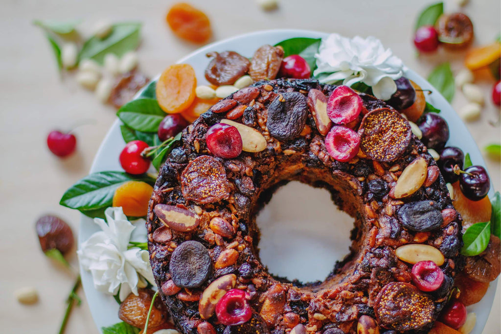 Nourishing Nutty Christmas Cake