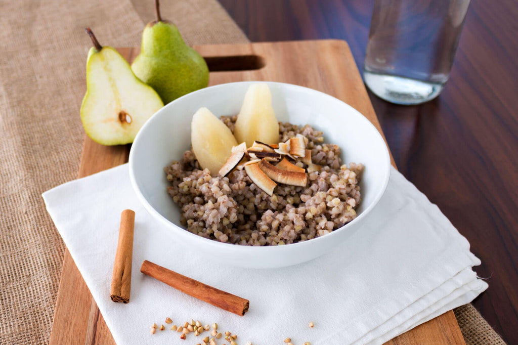 BePure Warming Buckwheat Porridge with Seasonal Fruit
