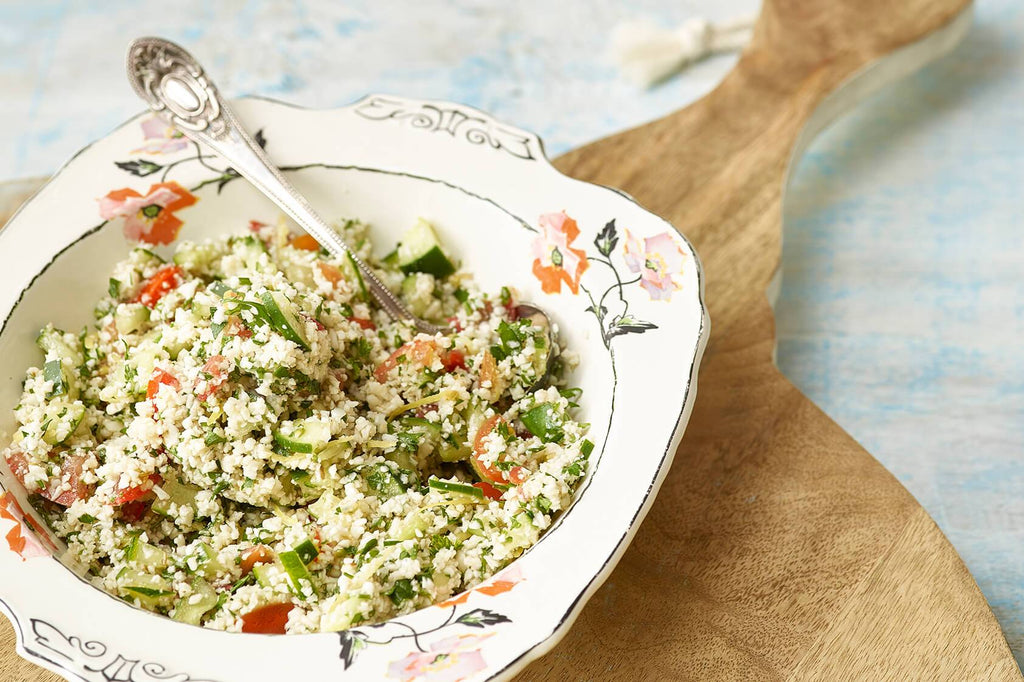 Detoxifying Cauliflower Tabbouleh Recipe BePure Product Jonty